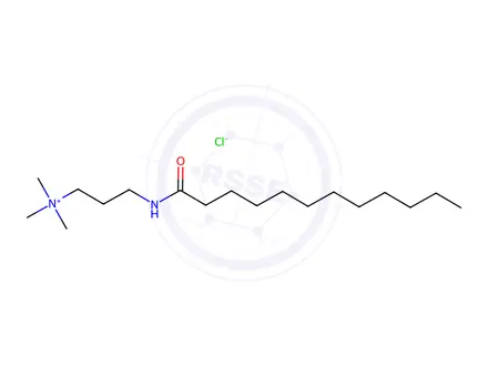 Chemical structure of 3-Dodecanamido-N,N,N-trimethylpropan-1-aminium chloride