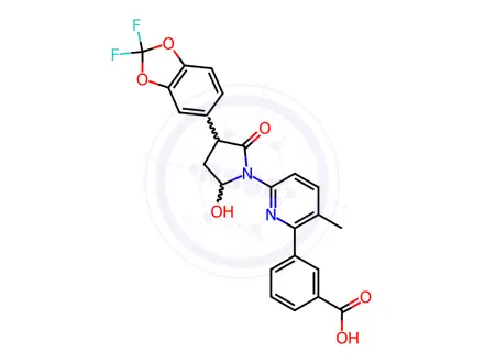 Chemical structure of Lumacaftor Impurity 278