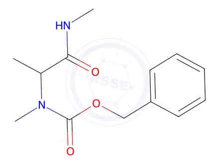 Chemical structure of N,N-Dimethyl Z-DL-Alaninamide