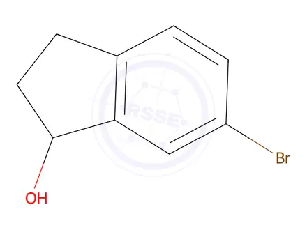 Chemical structure of 6-Bromo-2,3-dihydro-1H-inden-1-ol