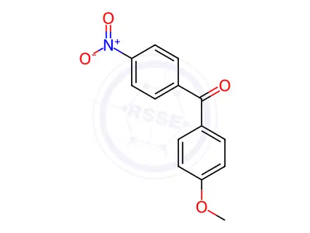Chemical structure of 4-Methoxy-4'-nitrobenzophenone