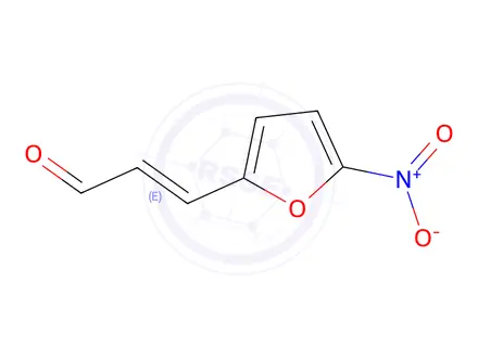 Chemical structure of (E)-3-(5-Nitrofuran-2-yl)acrylaldehyde