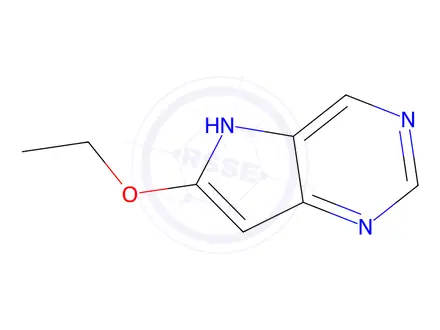 Chemical structure of 6-Ethoxy-5H-pyrrolo[3,2-d]pyrimidine