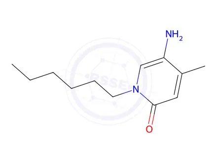 Chemical structure of 5-Amino-1-hexyl-4-methylpyridin-2(1h)-one