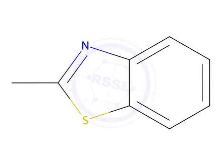 Chemical structure of 2-Methylbenzothiazole