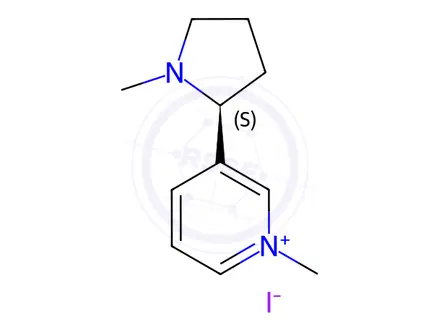 Chemical structure of (S)-1-Methylnicotinium Iodide