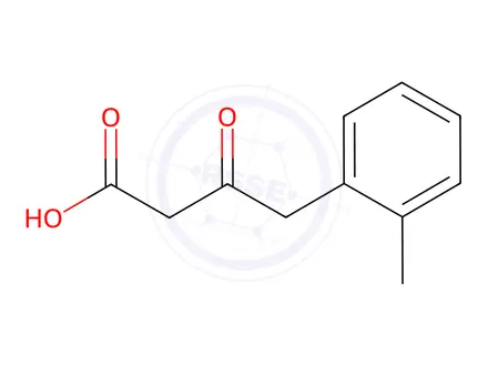 Chemical structure of 3-Oxo-4-(2-methylphenyl)butanoic acid
