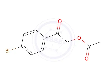Chemical structure of 2-(4-Bromophenyl)-2-oxoethyl Acetate