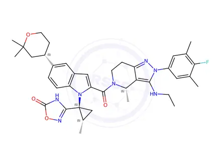 Chemical structure of Orforglipron Impurity 144