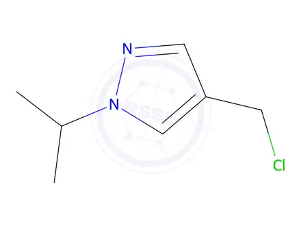 Chemical structure of 4-(Chloromethyl)-1-isopropyl-1H-pyrazole