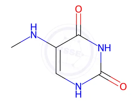 Chemical structure of Uracil Impurity 136