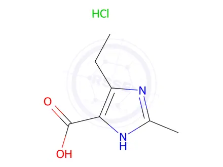 Chemical structure of 4-Ethyl-2-methyl-1H-imidazole-5-carboxylic acid hydrochloride