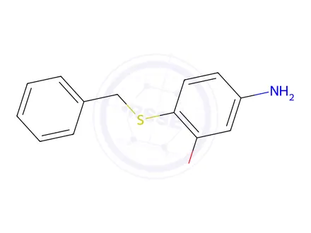 Chemical structure of 4-(Benzylthio)-3-methoxyaniline