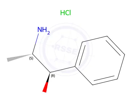 Chemical structure of Phenylpropanolamine Hydrochloride(Secondary Standards traceble to USP)