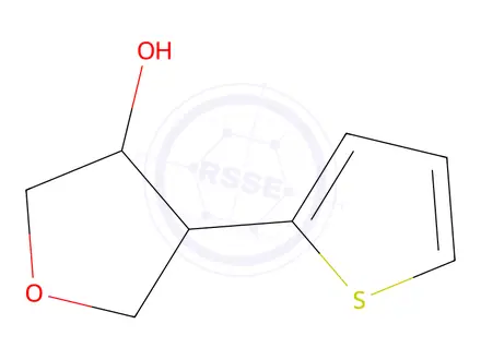 Chemical structure of 4-(Thiophen-2-yl)tetrahydrofuran-3-ol