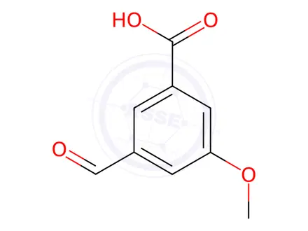 Chemical structure of 3-Formyl-5-methoxybenzoic acid