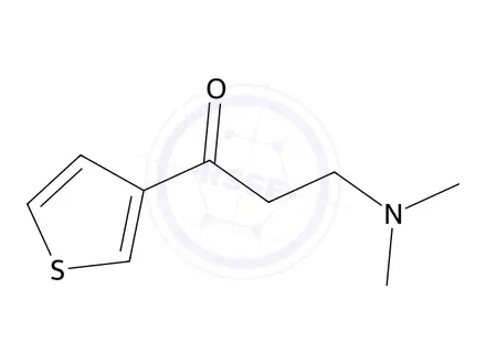 Chemical structure of 3-(Dimethylamino)-1-(thiophen-3-yl)propan-1-one