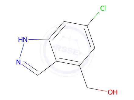 Chemical structure of (6-Chloro-1H-indazol-4-yl)-methanol