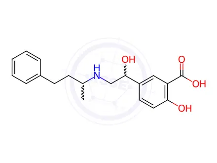 Chemical structure of Labetalol 1-carboxylic Acid