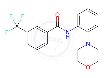 Chemical structure of n-(2-Morpholinophenyl)-3-(trifluoromethyl)benzamide