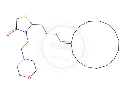 Chemical structure of Meloxicam N-Methyl Amide Impurity