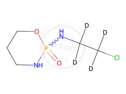 Chemical structure of N-Dechloroethyl Cyclophosphamide-d4