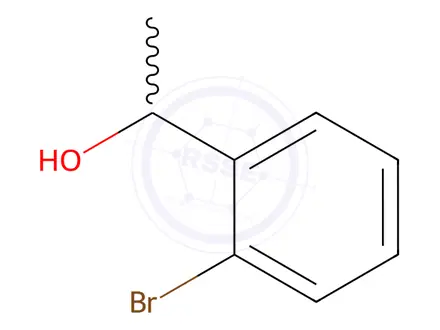 Chemical structure of 1-(2-Bromophenyl)ethan-1-ol