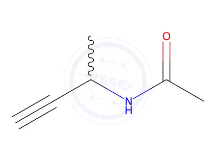 Chemical structure of N-(But-3-yn-2-yl)acetamide