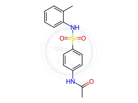Chemical structure of N-(4-(N-(o-Tolyl)sulfamoyl)phenyl)acetamide