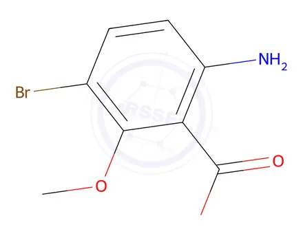 Chemical structure of 6-amino-3-bromo-2-methoxy-benzoic acid