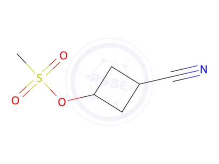 Chemical structure of 3-Cyanocyclobutyl methanesulfonate