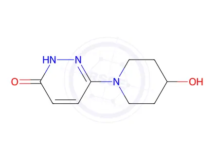 Chemical structure of 6-(4-hydroxypiperidin-1-yl)pyridazin-3-ol