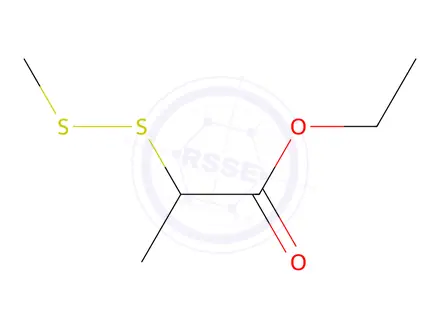 Chemical structure of Ethyl 2-(methyldisulfanyl)propanoate
