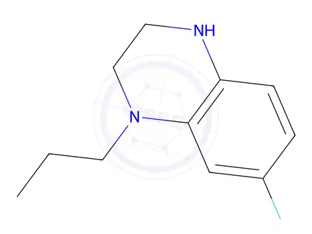Chemical structure of 7-fluoro-1-propyl-1,2,3,4-tetrahydroquinoxaline