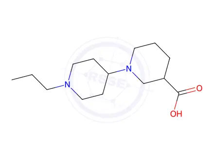 Chemical structure of 1'-Propyl-[1,4'-bipiperidine]-3-carboxylic acid