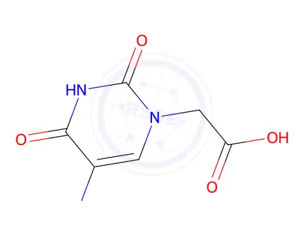 Chemical structure of 2-(5-Amino-2,4-dioxo-3,4-dihydropyrimidin-1(2h)-yl)acetic acid