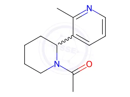 Chemical structure of 1-(2-(2-Methylpyridin-3-yl)piperidin-1-yl)ethanone