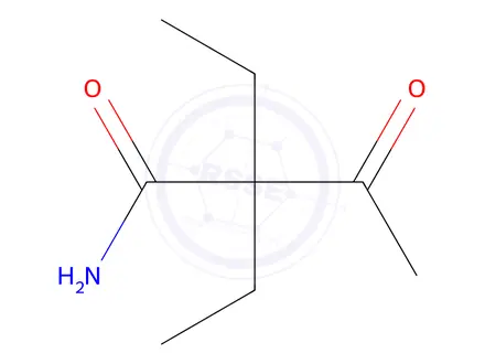 Chemical structure of 2,2-Diethyl-3-oxobutanamide