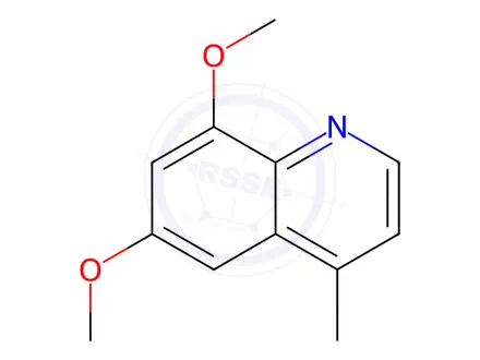 Chemical structure of 6,8-Dimethoxy-4-methylquinoline Hydrate