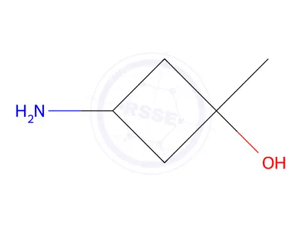 Chemical structure of cis-3-Hydroxy-3-methylcyclobutylamine