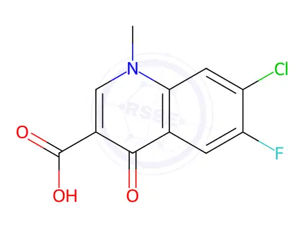 Chemical structure of Pefloxacin Impurity 10
