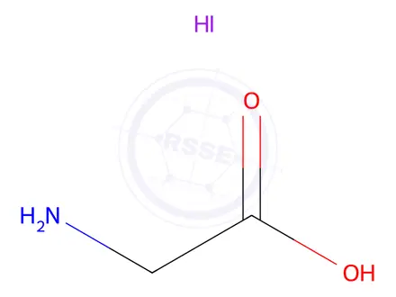 Chemical structure of Glycine hydroiodide