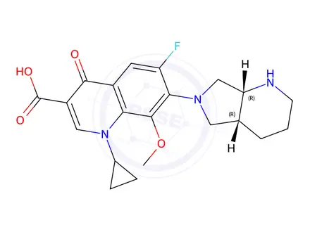 Chemical structure of rel-Moxifloxacin