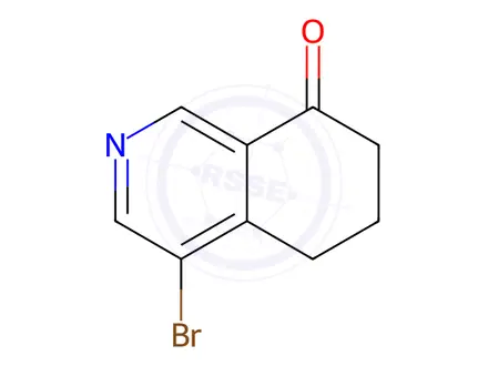 Chemical structure of 4-Bromo-6,7-dihydroisoquinolin-8(5H)-one