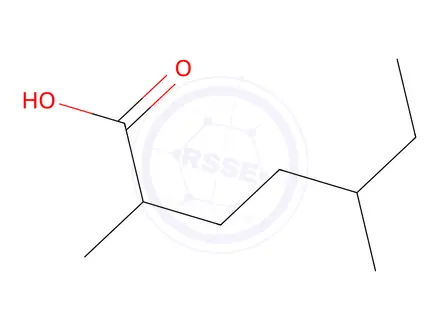 Chemical structure of 2,5-diMethylheptanoic acid