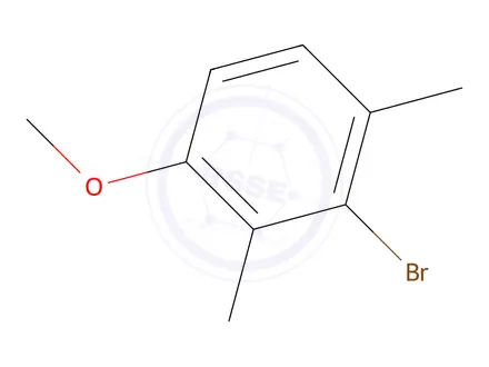 Chemical structure of 2-Bromo-4-methoxy-1,3-dimethyl-benzene