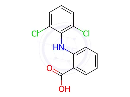 Chemical structure of Diclofenac Impurity 18