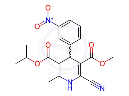Chemical structure of Nilvadipine