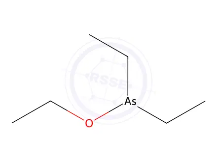 Chemical structure of Diethylarsinous acid ethyl ester