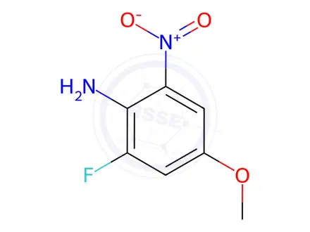 Chemical structure of 2-Fluoro-4-methoxy-6-nitro-phenylamine